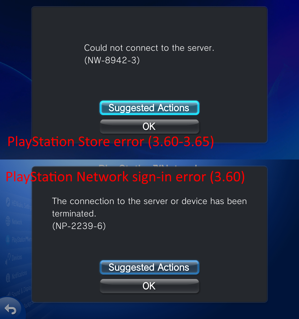 PSN Login does not work for me - A connection to the server could